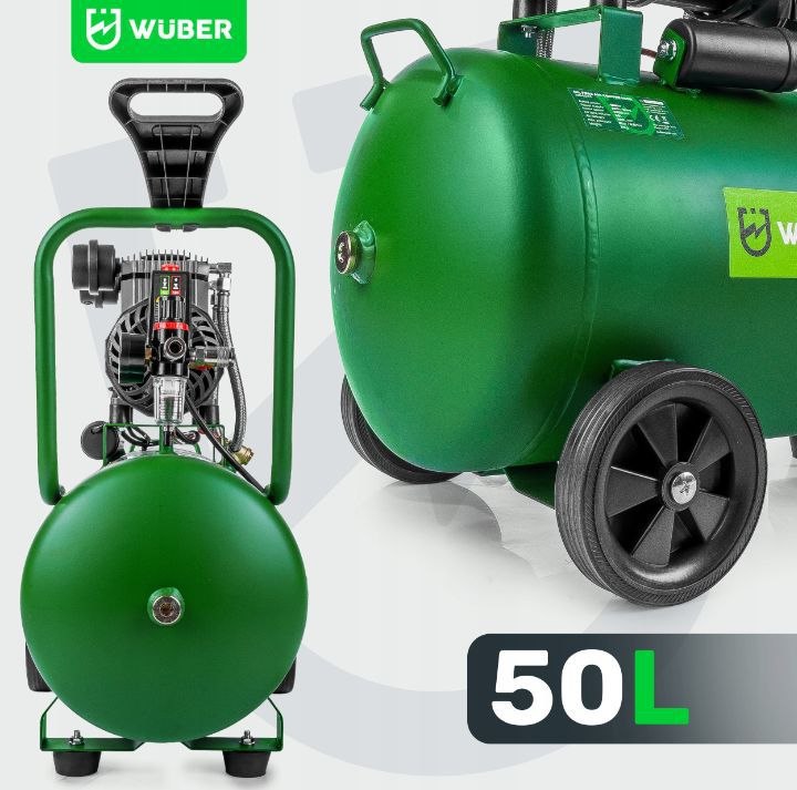 kompresor bezolejowy solidny dwutŁokowy sprĘŻarka powietrza 50 litrÓw wuber kompresor bezolejowy solidny dwutŁokowy sprĘŻarka powietrza 50 litrÓw wuber